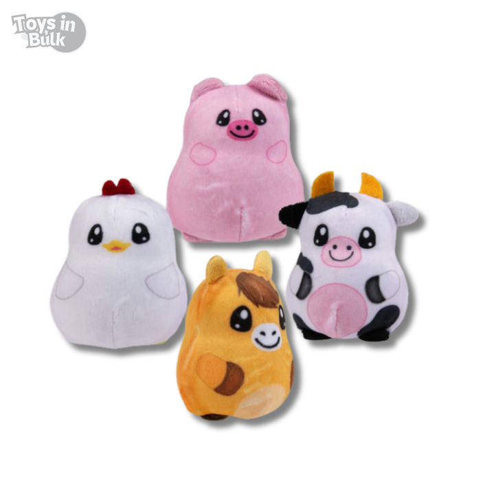 2.75" Stuffed Farm Animals in Bulk | Plush Toys 2025 - Toys in Bulk™